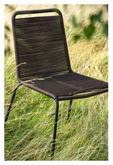 Lindos Garden Chair, Black Alu