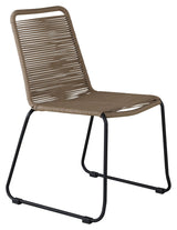 Lindos Garden Chair, Black W. latte ledning