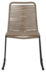 Lindos Garden Chair, Black W. latte ledning