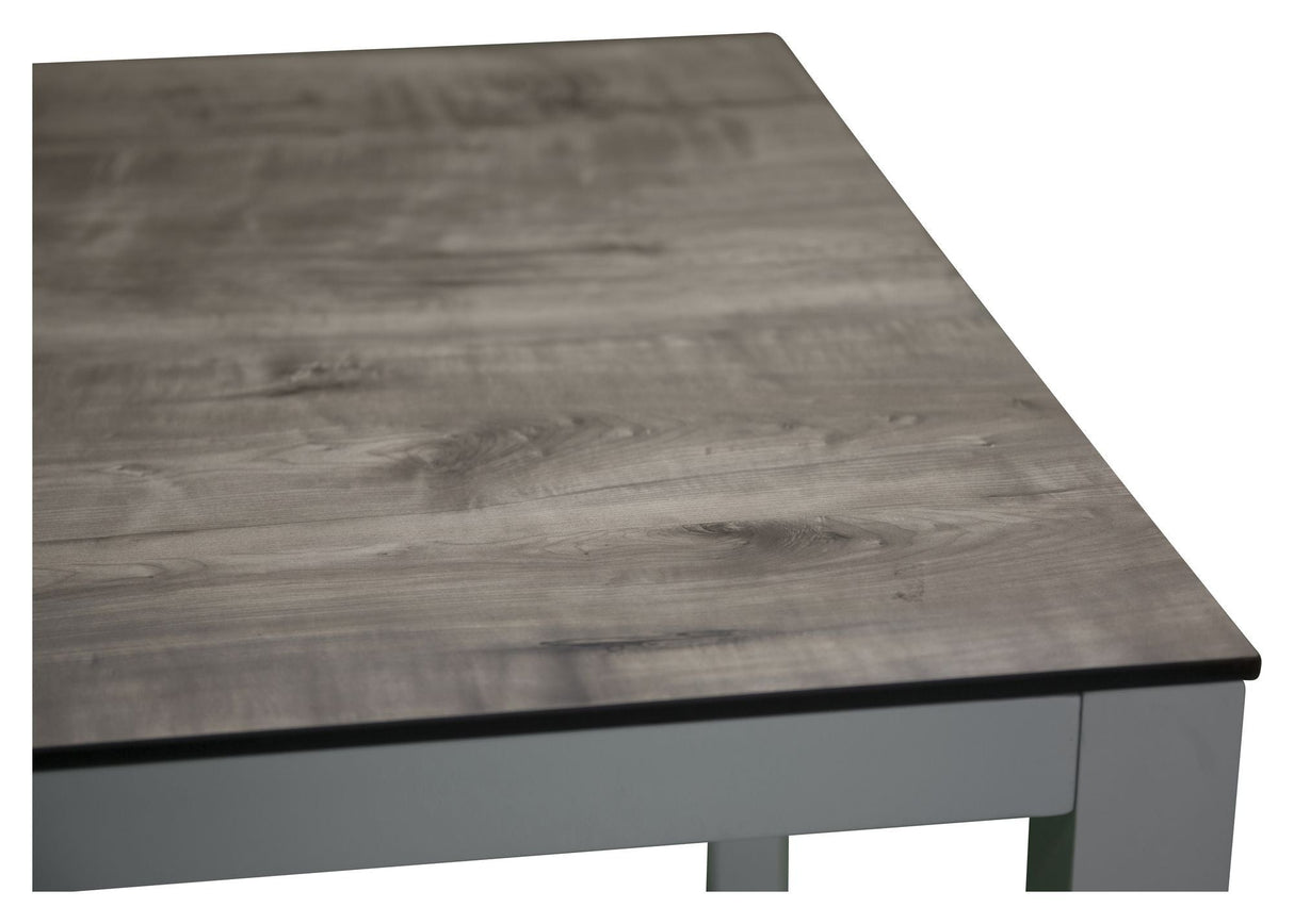 Llama, Garden Table 205*100, White Alu/Grey HPL