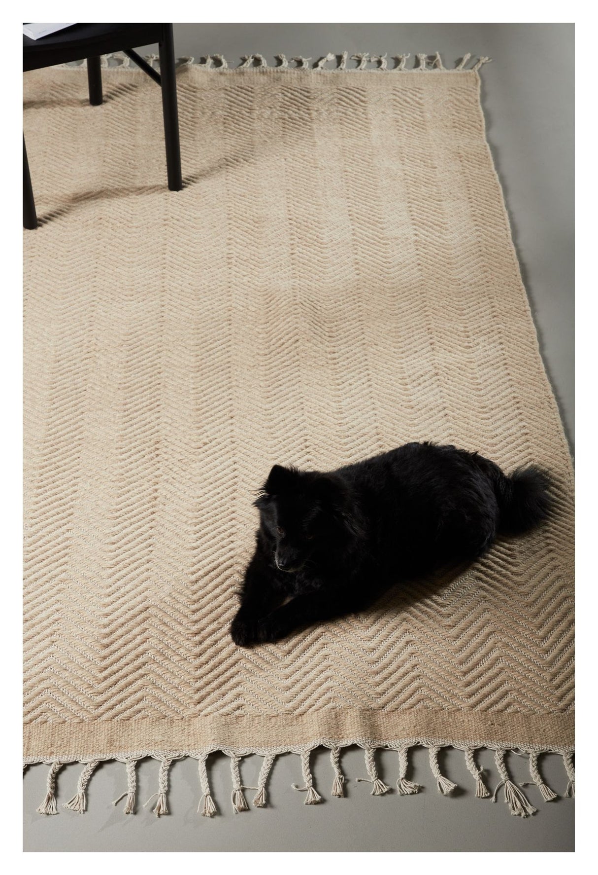 Loki Rug 350x250 - hvit/beige