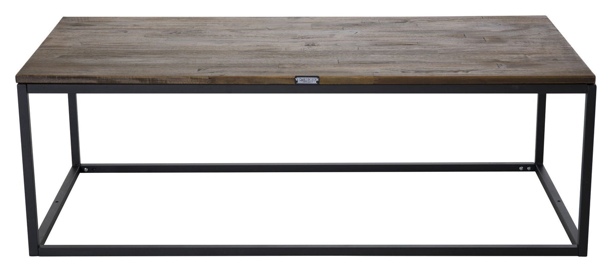 Malang salongbord - Limmet Teak/Black Metal Legs, 120x60