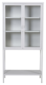 Misha Metal Bookcase, White