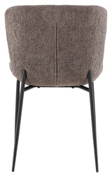 Modesto Dining Chair - Gray Bouclé