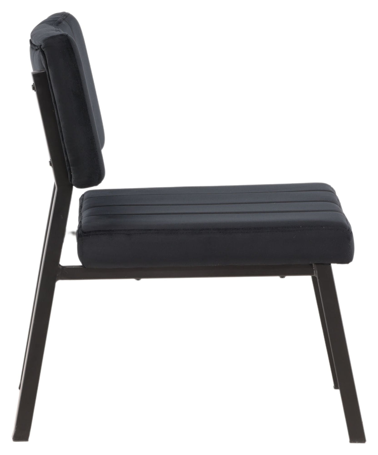 Monett Lounge Chair - Black Velvet