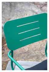 Nicke Garden Chair w. arm, grønn