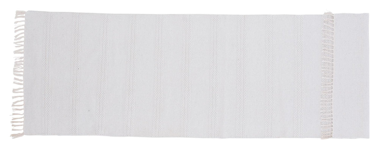 Nico Cotton Runner, 80x250, Offwhite