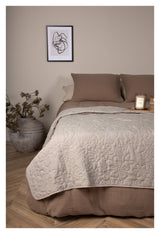 Niki Bedspread 260x260 - Beige