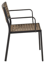 Paola Garden Chair, Black W. Svart pute