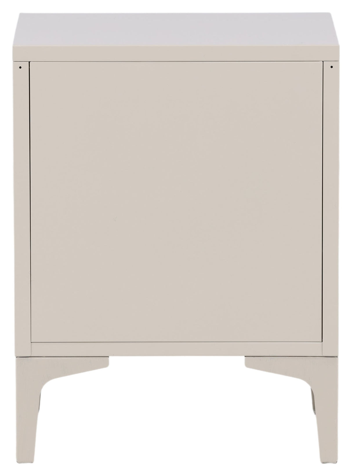 Piring nattbord - beige metall