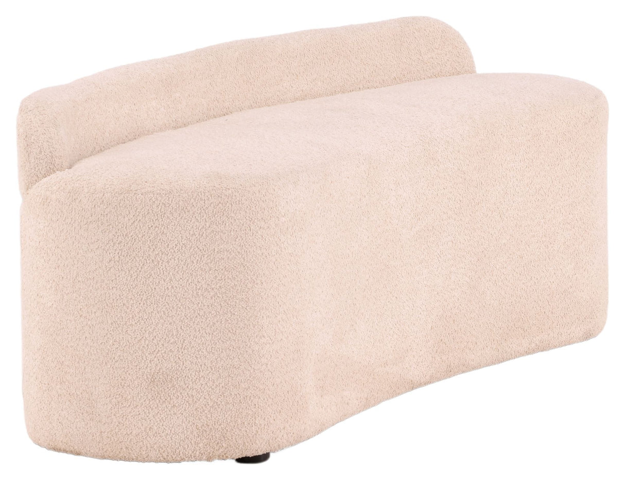 Pocatello 2 -seters sofa - White Bouclé