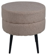 Pot Puf, beige Teddy