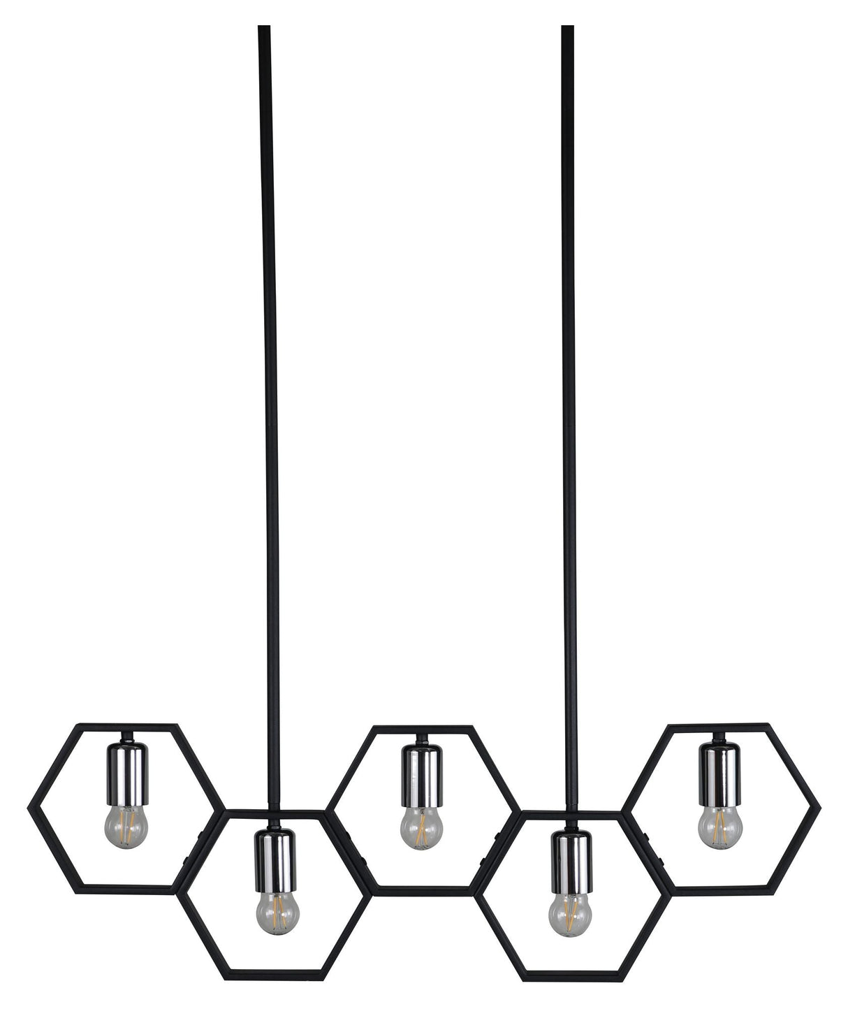 Dronning b anheng armatur l80xh26, svart