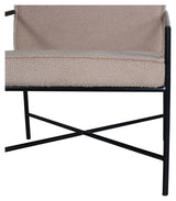 Rakel Lounge Chair, Beige Teddy