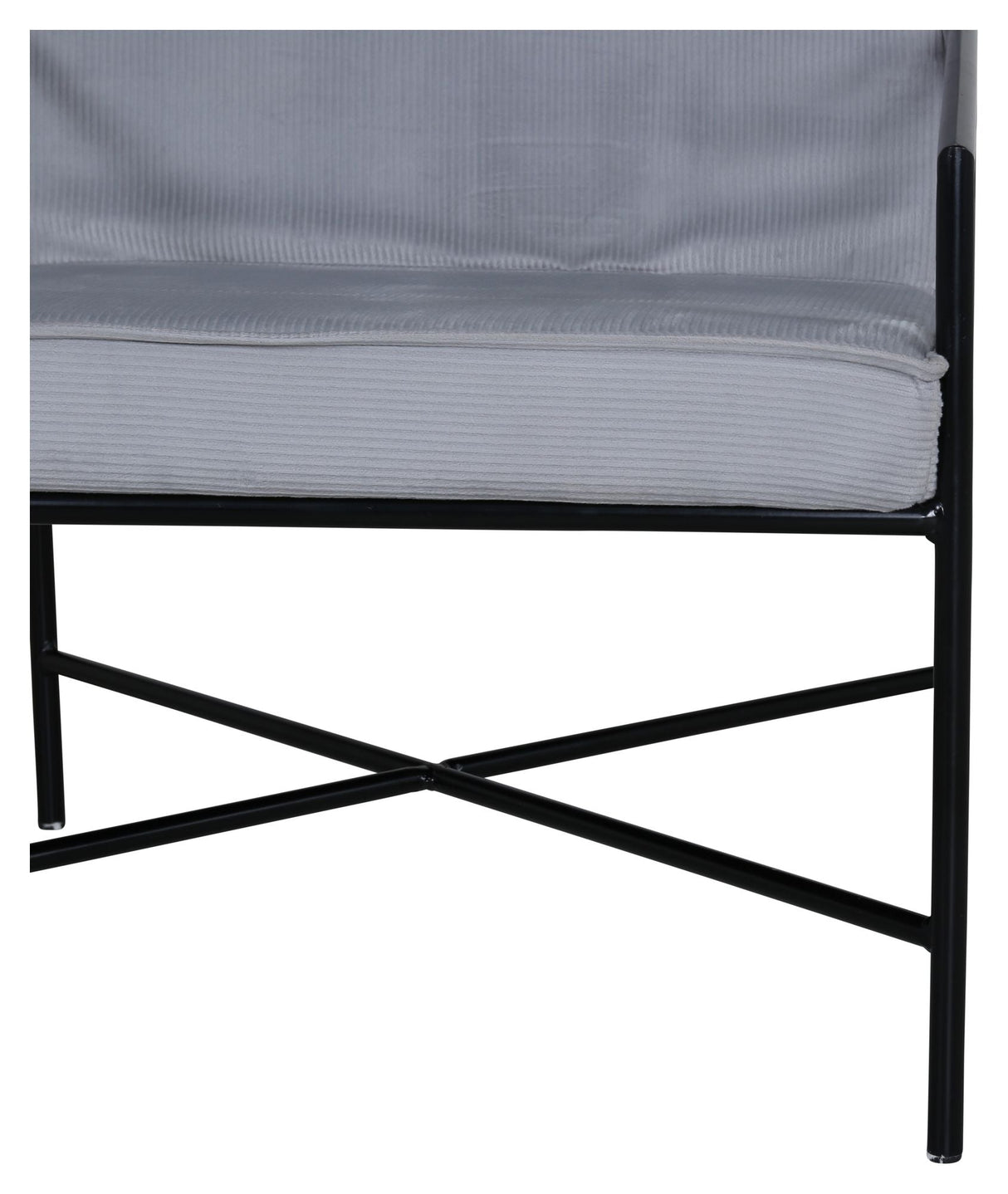 Rakel Lounge Chair, Gray Velvet