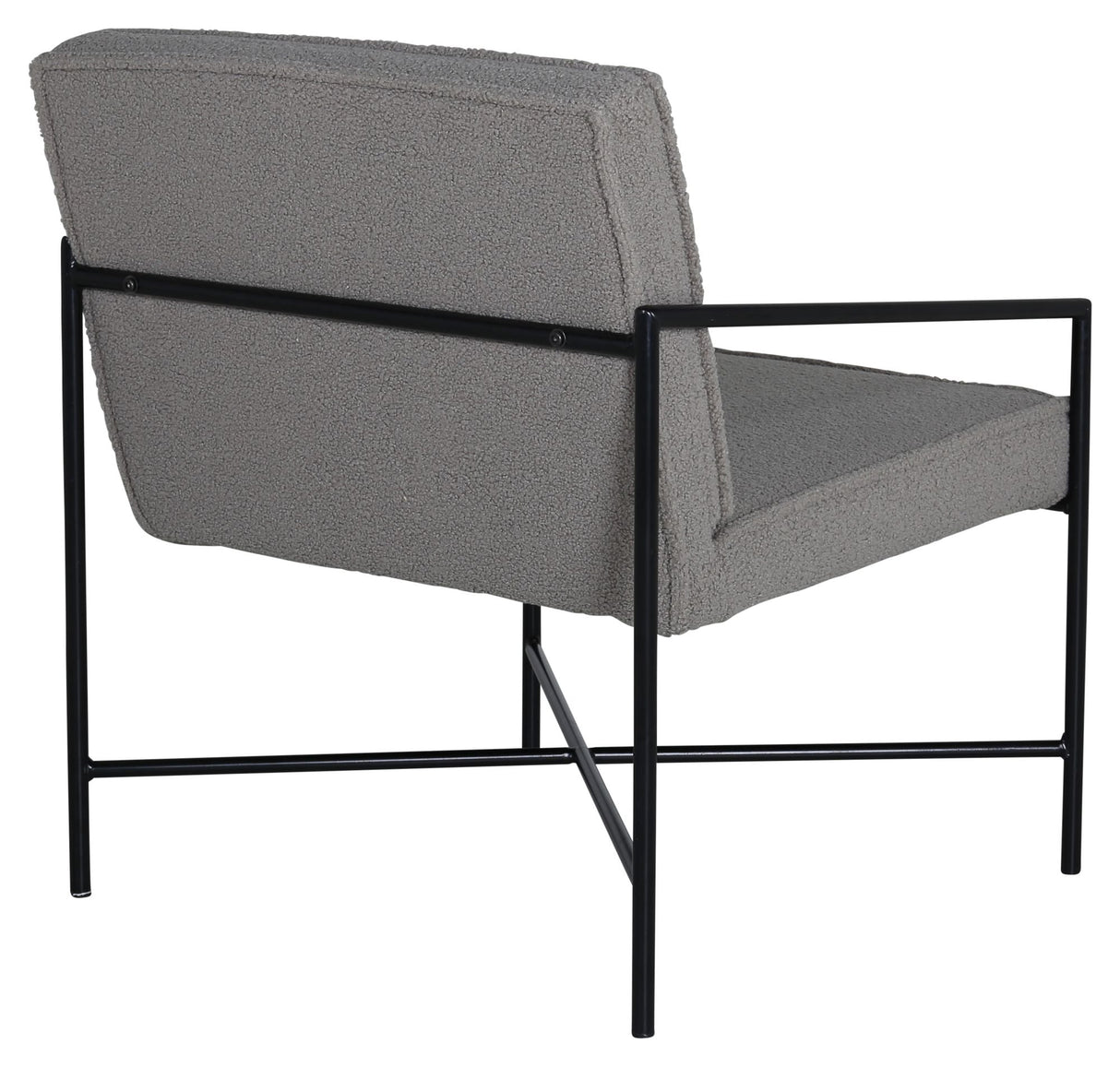 Rakel Lounge Chair, Gray Teddy