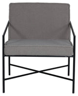 Rakel Lounge Chair, Gray Teddy