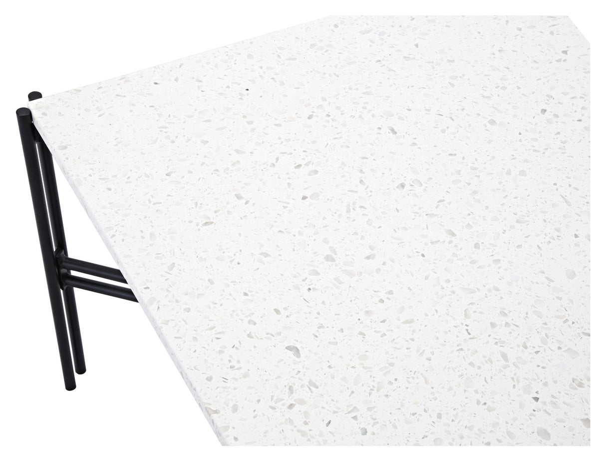 Razzia salongbord - White Terrazzo