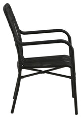 Rizal Lounge Chair, Black Alu