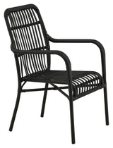 Rizal Lounge Chair, Black Alu