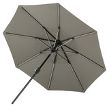 Sabal parasol w. LED -lys - grått