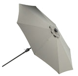 Sabal parasol w. LED -lys - grått