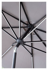 Sabal parasol w. LED -lys - grått