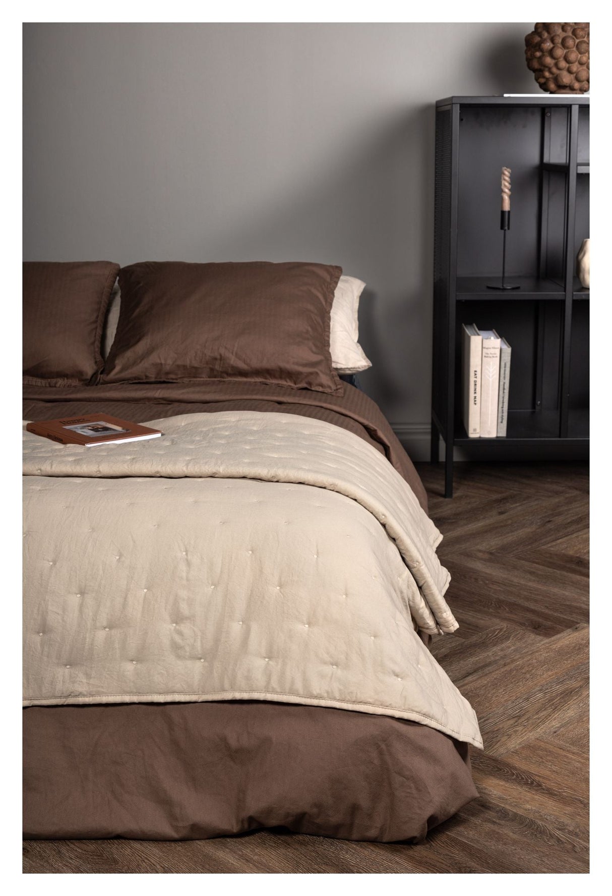 Sally Bedspread 150x250 - Beige