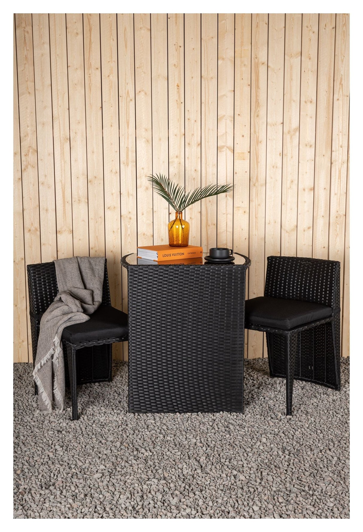 Savanna Café Set - Svart ledning