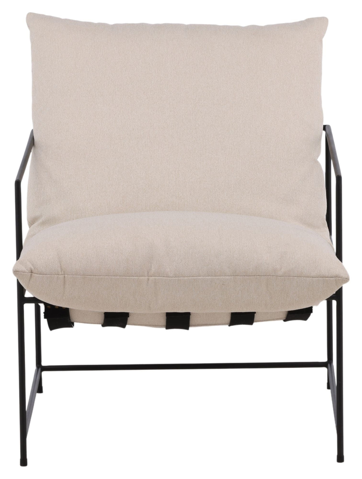 Sedalia Lounge Chair - Svart/hvitt