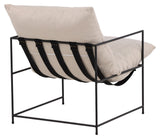 Sedalia Lounge Chair - Svart/hvitt