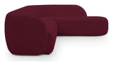 Rothschild 2,5 -seters sofa åpen høyre - Bordeaux