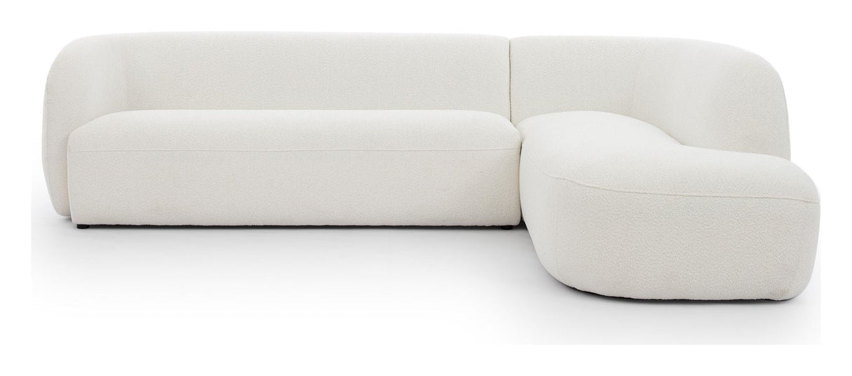 Rothschild 2,5 -seters sofa åpen høyre - Offwhite