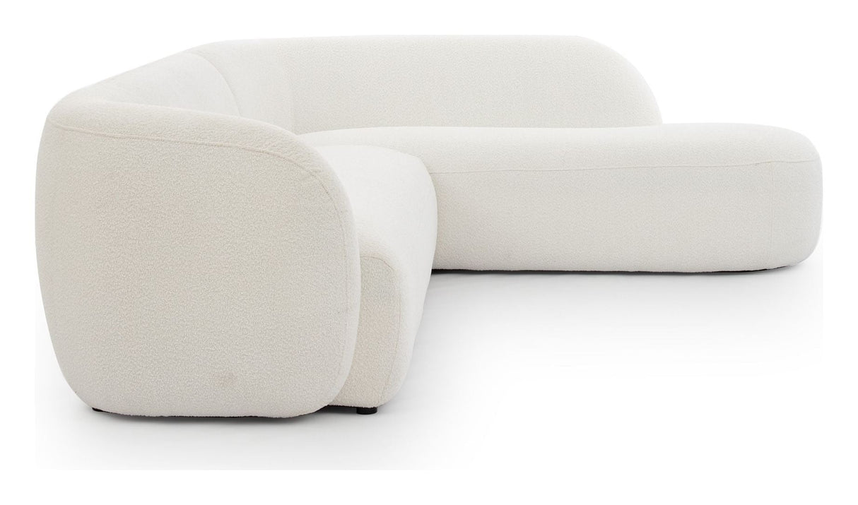 Rothschild 2,5 -seters sofa åpen høyre - Offwhite