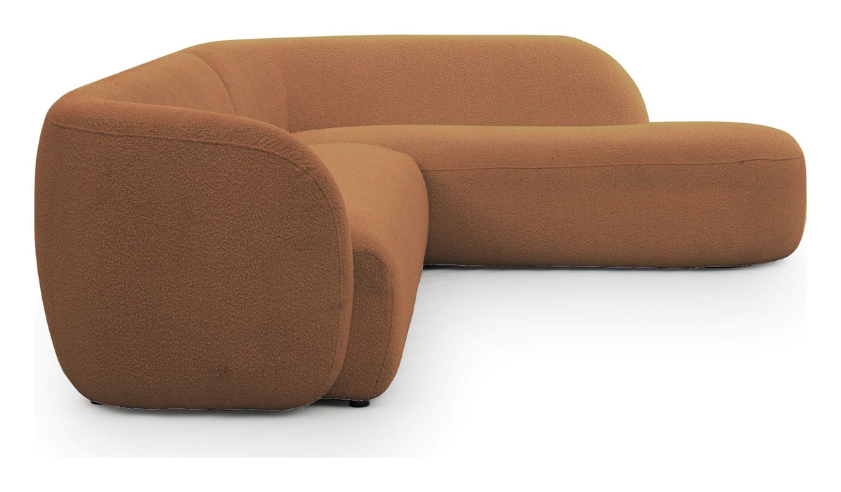 Rothschild 2,5 -seters sofa åpen høyre - Clay Brown