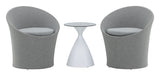 Spoga Lounge Set - White/Grey