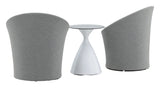 Spoga Lounge Set - White/Grey