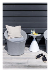 Spoga Lounge Set - White/Grey