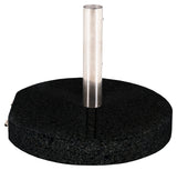 Stathera, Parasol Foot Round Island, Granite/Black