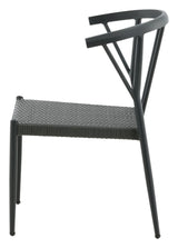 Stina Garden Chair w. flette - svart