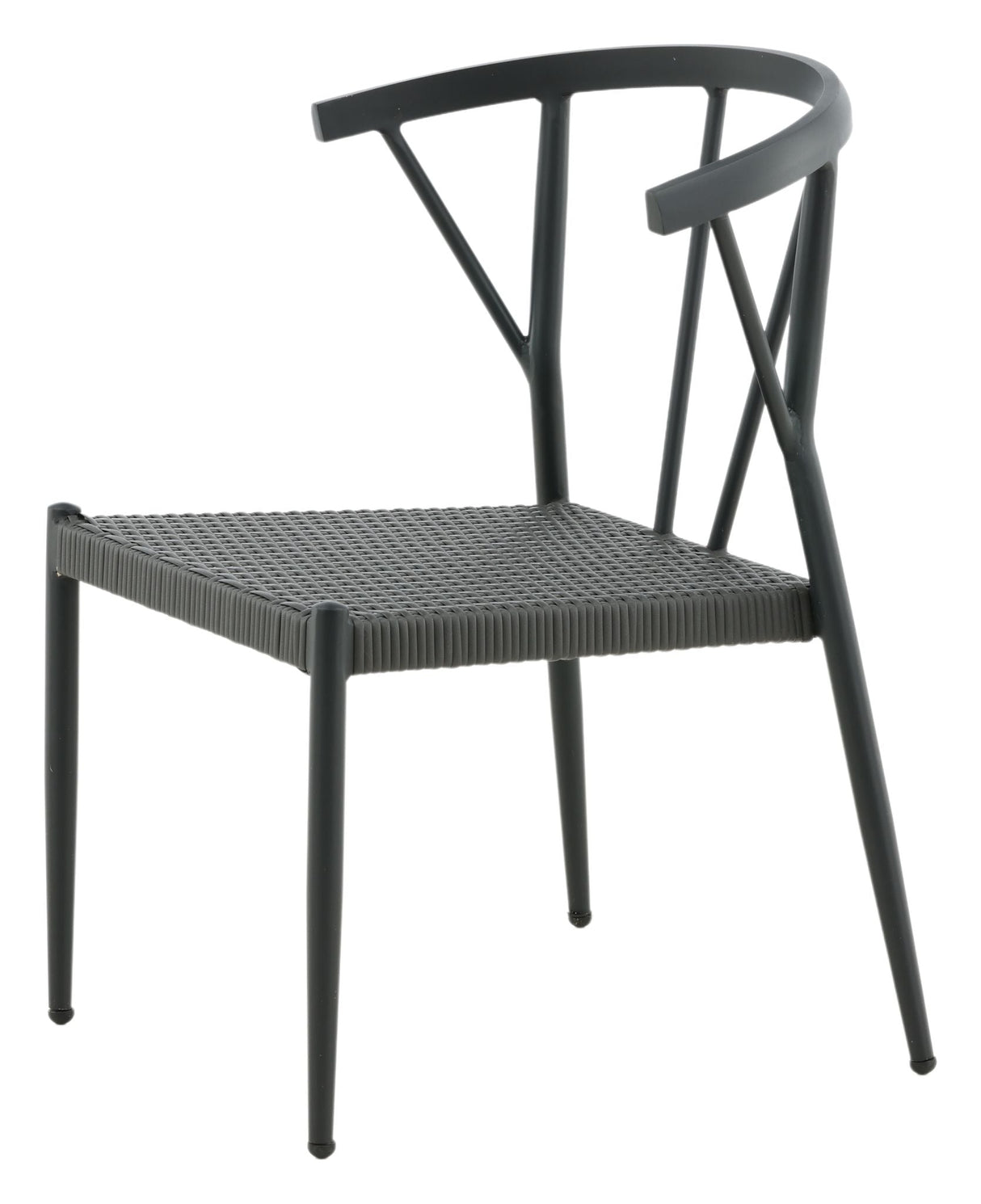 Stina Garden Chair w. flette - svart