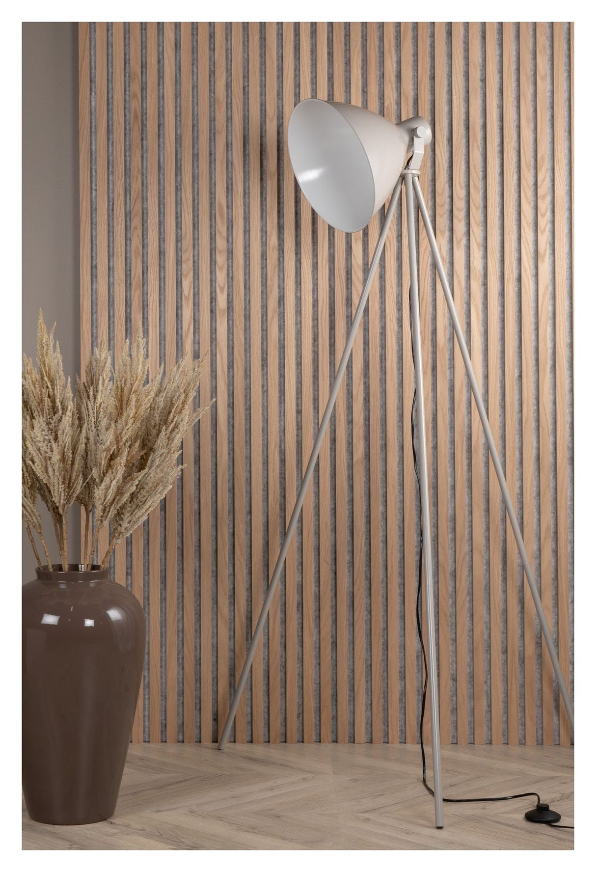 Tiv gulvlampe, beige