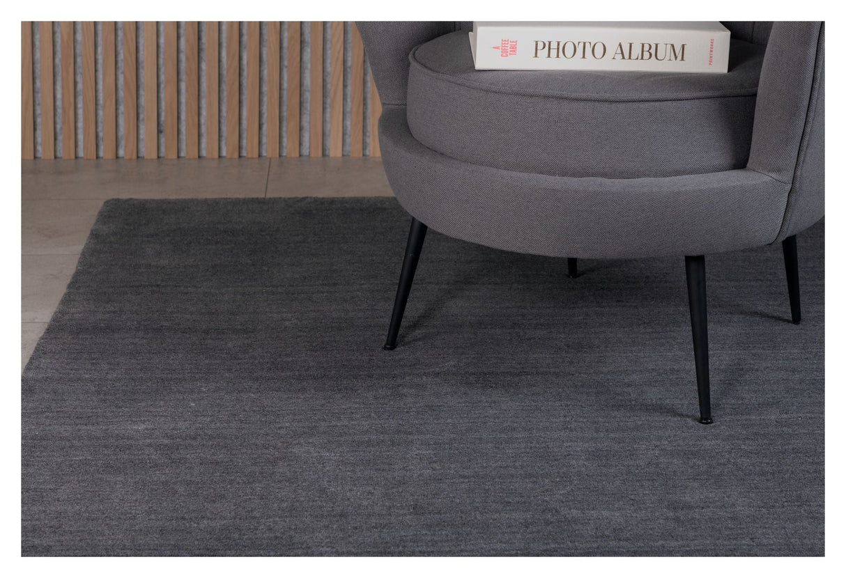 Ulla Wool Mix Carpet, 200x300, Dark Grey