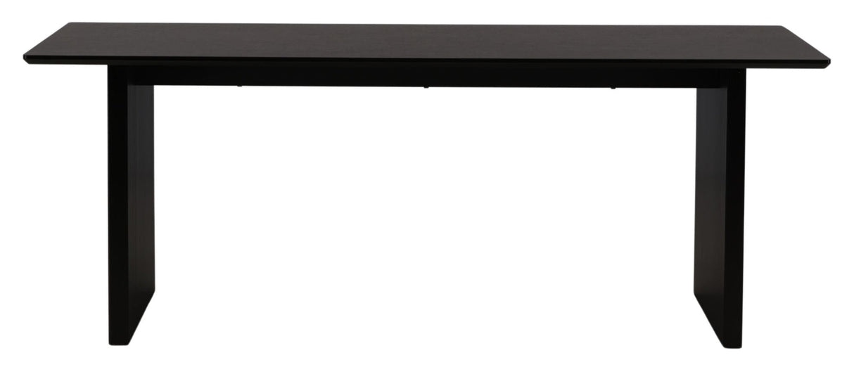 Vail Dining Table 100x200 - Røkt svart