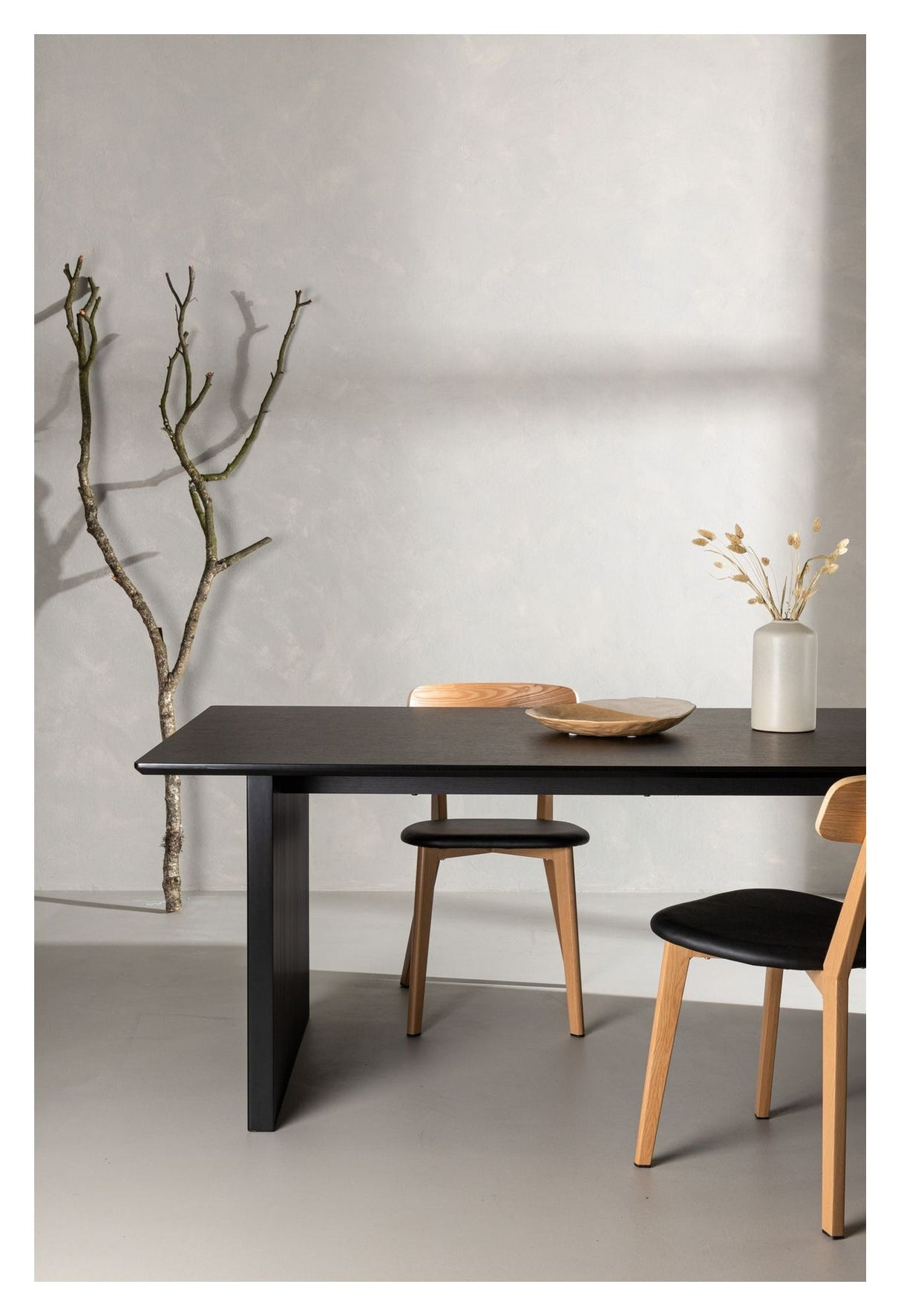 Vail Dining Table 100x200 - Røkt svart