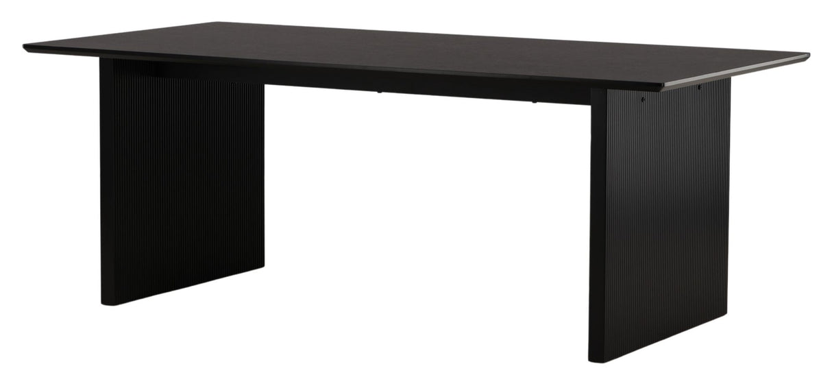 Vail Dining Table 100x200 - Røkt svart