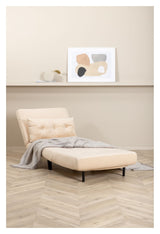 Vicky Sofa Bed 73x190 - Beige Velvet