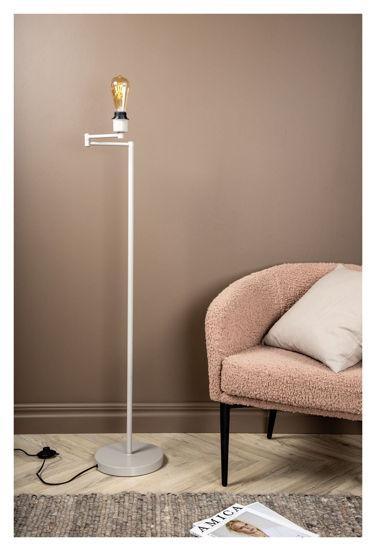 Virro gulvlampe, beige