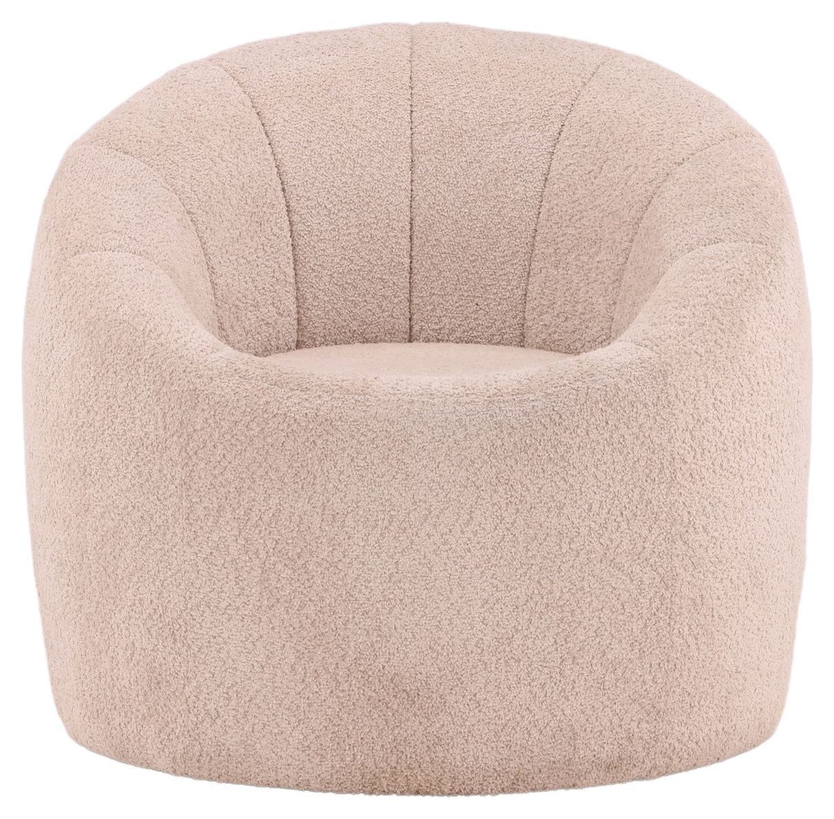 Warren Lounge Chair - Beige Bouclé