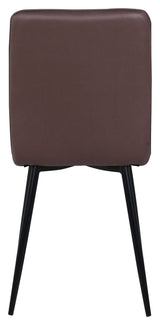 Windu Lyx Dining Chair, Brown/Black